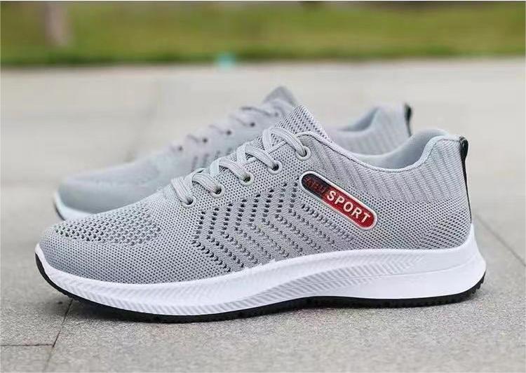 Men’s Breathable Fly Woven Casual Shoes - Vogue Aura