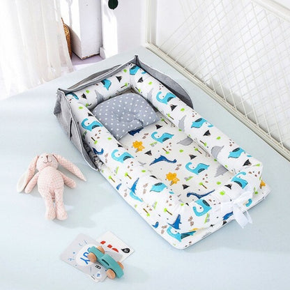 Cotton Portable Foldable Baby Bed - Vogue Aura