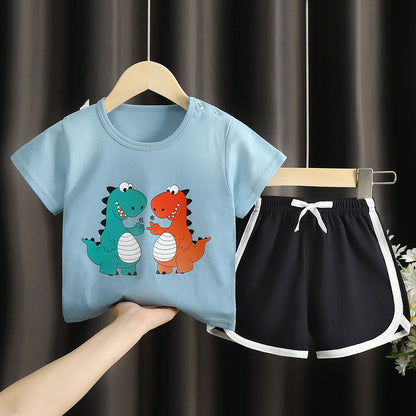 Summer Casual Kids Vest and Shorts Set - Vogue Aura