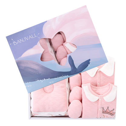 Newborn Cotton Products For Autumn And Winter Gift Set - Vogue Aura