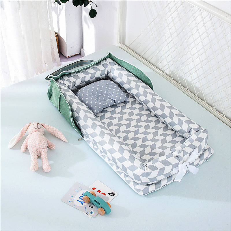 Cotton Portable Foldable Baby Bed - Vogue Aura