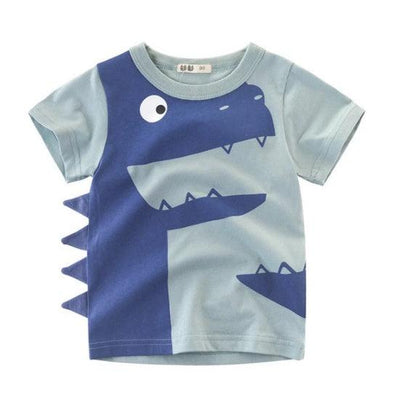 Korean-Inspired Summer Cotton T-Shirts for Boys - Fun Short Sleeve Styles! - Vogue Aura