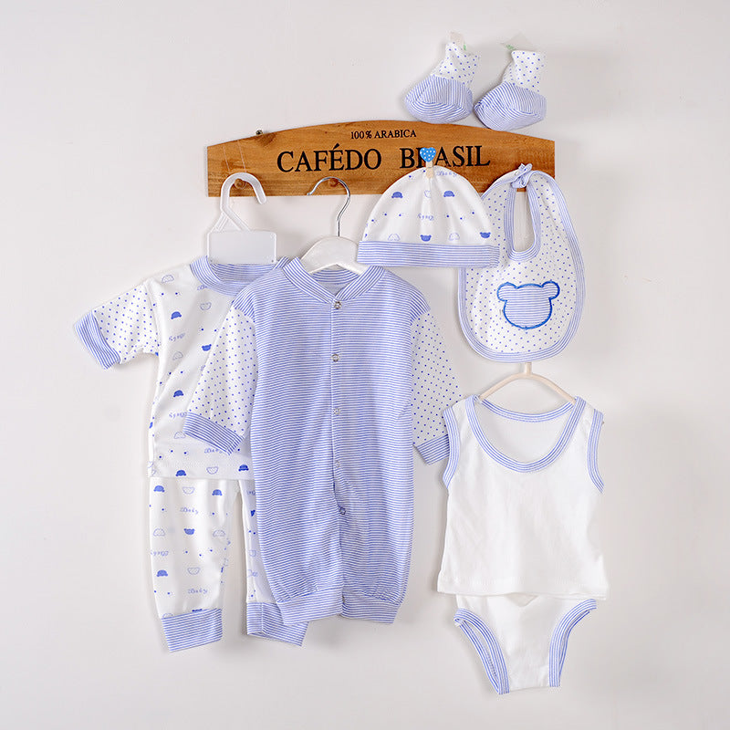 8-Piece Newborn Cotton Suit Set - Vogue Aura