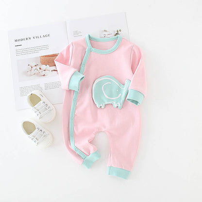 Cotton Long Sleeve Baby One-Piece Romper