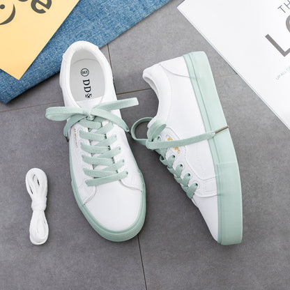 Trendy Flat Canvas Sneakers for Girls - Vogue Aura