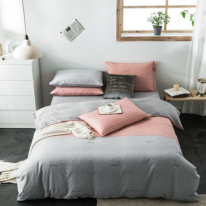 Check Cotton Bedding - Vogue Aura