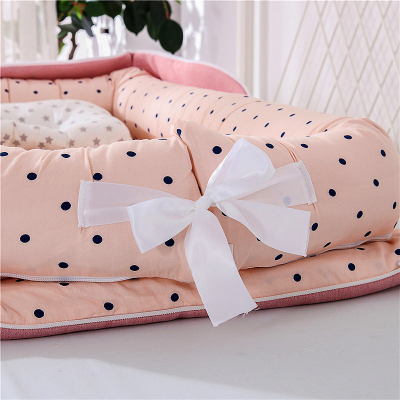 Cotton Portable Foldable Baby Bed - Vogue Aura