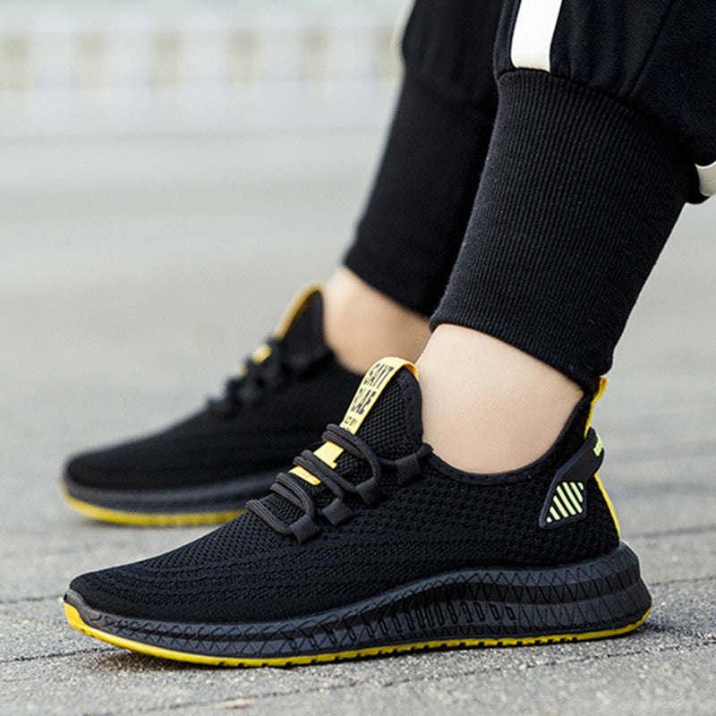 Orlando Breathable Fly Woven Sneakers - Vogue Aura