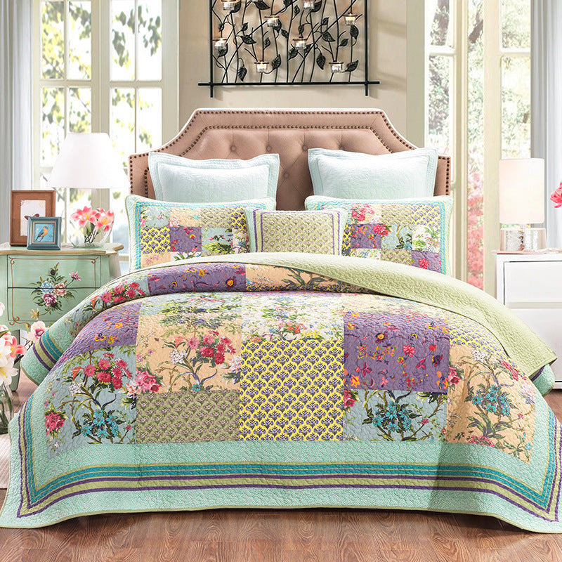 Three-piece Cotton Bedding Set - Vogue Aura