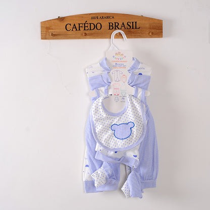 8-Piece Newborn Cotton Suit Set