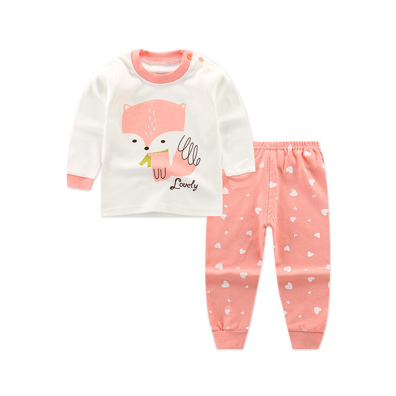 Kids' Colourful Cotton Underwear Set with Long Sleeves - Vogue Aura