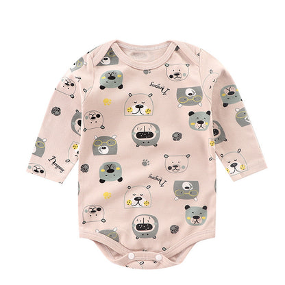 Cotton Thin Baby One-Piece Pajamas for Spring and Autumn - Vogue Aura