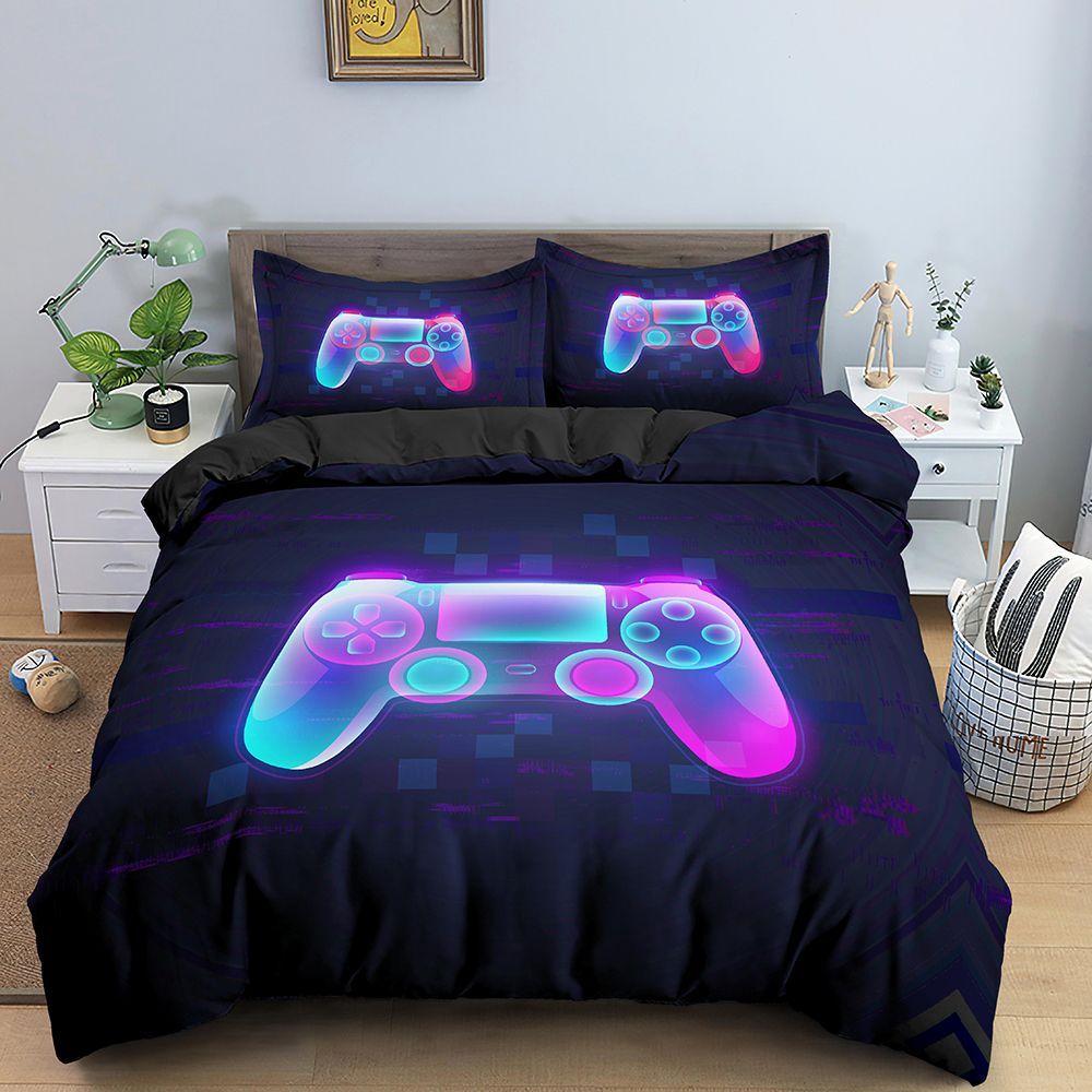 Gamepad Bedding Set Queen Size Duvet Cover - Vogue Aura