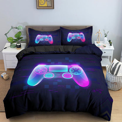 Gamepad Bedding Set Queen Size Duvet Cover - Vogue Aura