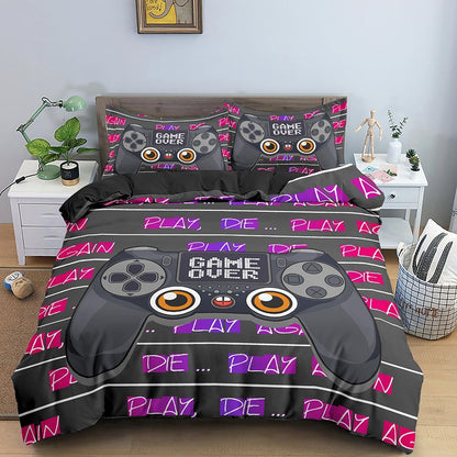 Gamepad Bedding Set Queen Size Duvet Cover - Vogue Aura