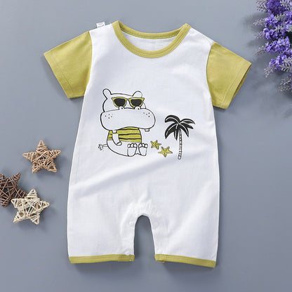 Cotton Summer Baby Jumpsuit in Multiple Colours - Vogue Aura