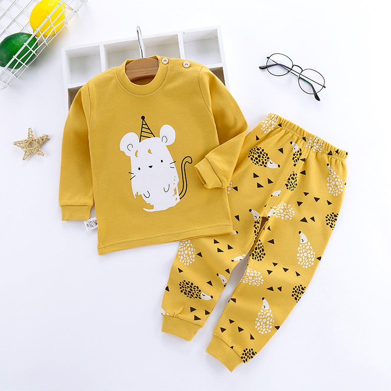 Autumn Long-Sleeved Cotton Children's Pants Suit - Vogue Aura