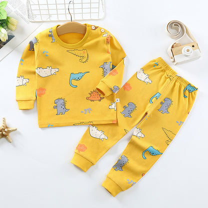 Autumn Long-Sleeved Cotton Children's Pants Suit - Vogue Aura