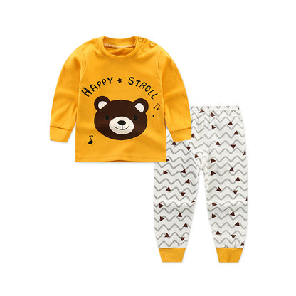 Autumn Long-Sleeved Cotton Children's Pants Suit - Vogue Aura