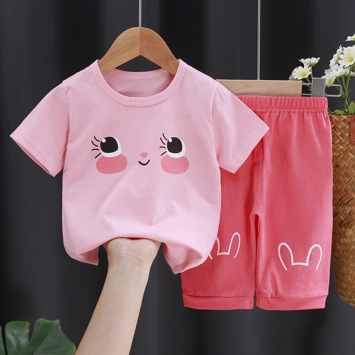 Casual Animal-Themed Two-Piece Set for Infants - Vogue Aura