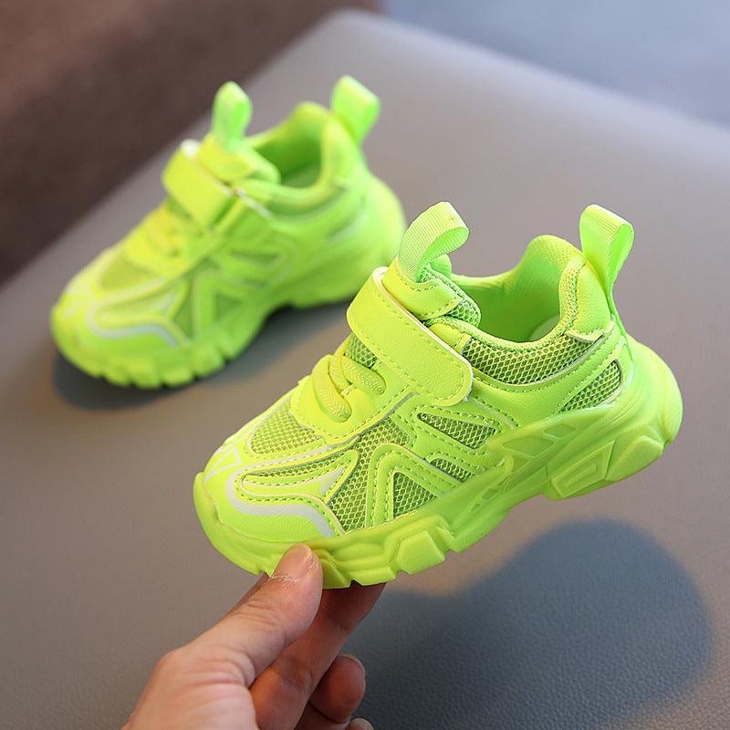 Breathable Mesh Sneakers For Boys And Girls, Baby Toddler Shoes - Vogue Aura