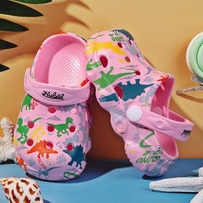 Colorful Fashion Summer Children Garden Clogs Shoes Boys&Girls Beach Sandal Kids Lightweight Breathable Slip On Mules 7 Coloes - Vogue Aura