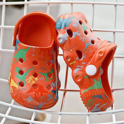 Colorful Fashion Summer Children Garden Clogs Shoes Boys&Girls Beach Sandal Kids Lightweight Breathable Slip On Mules 7 Coloes - Vogue Aura