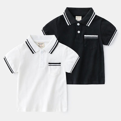 Boys' Cool Comfort Summer Polo Tee - Vogue Aura