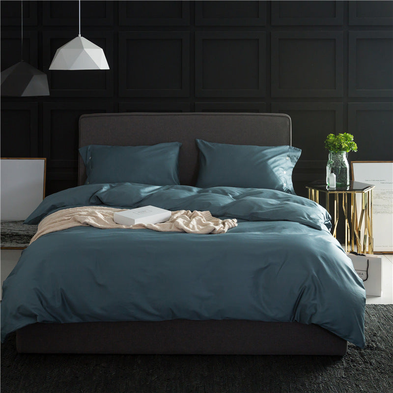 Pure Color Four-Piece Bedding Set - Vogue Aura