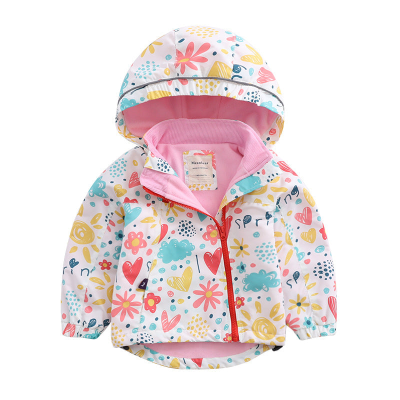 Children's hooded trench coat - Vogue Aura