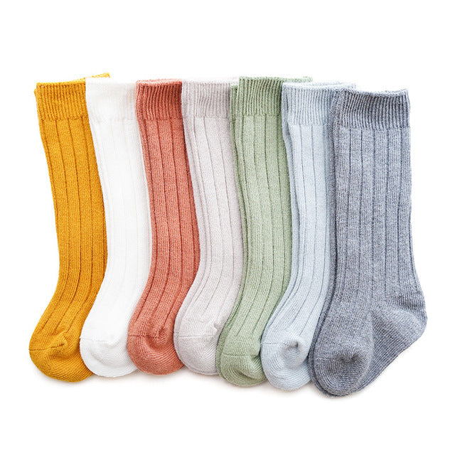 Children's Cotton Long Socks for All Seasons - Vogue Aura