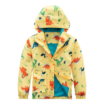 Kids' Coat Windproof Waterproof Jacket Fleece-lined Camouflage Clothing - Vogue Aura