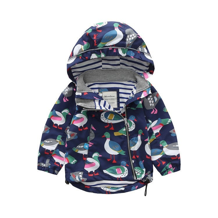 Children's hooded trench coat - Vogue Aura