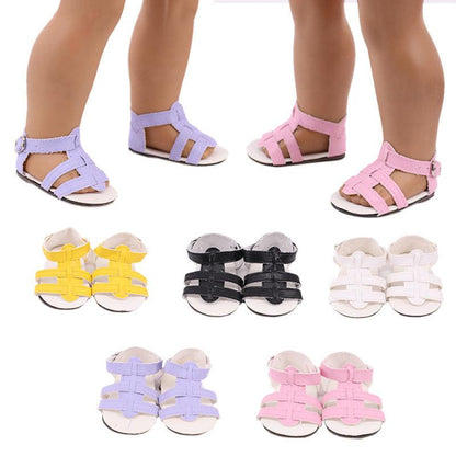 18 Inch Girl Baby Slippers American - Vogue Aura