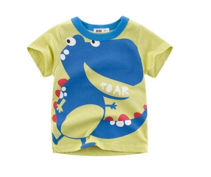 Korean-Inspired Summer Cotton T-Shirts for Boys - Fun Short Sleeve Styles! - Vogue Aura