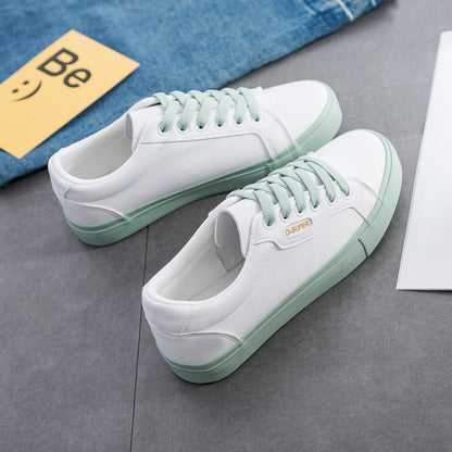 Trendy Flat Canvas Sneakers for Girls - Vogue Aura