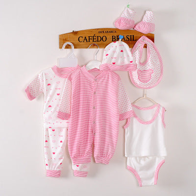 8-Piece Newborn Cotton Suit Set - Vogue Aura