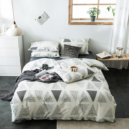 Check Cotton Bedding - Vogue Aura