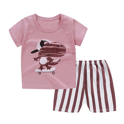 Cute Cartoon Baby Short Sleeve Suit - Vogue Aura