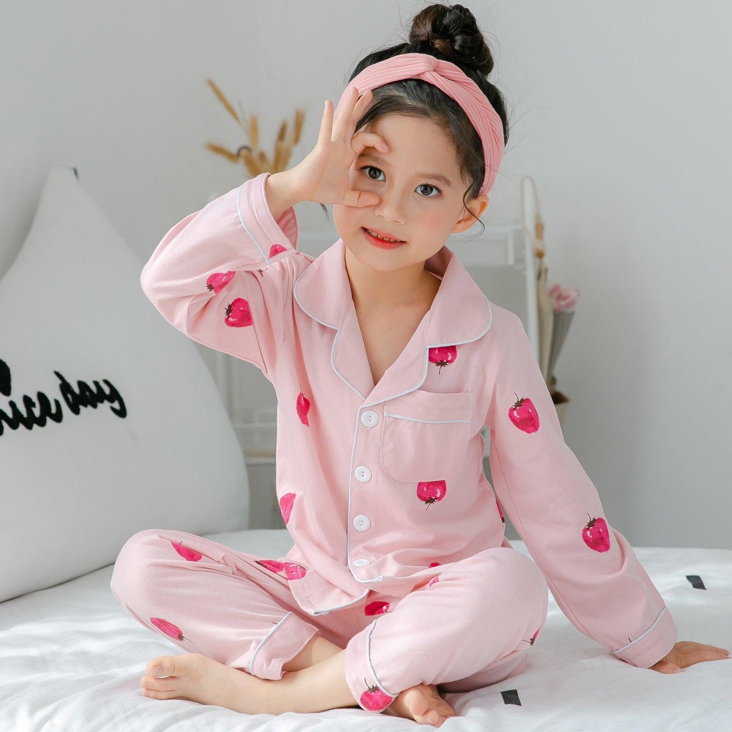 Cozy Cotton Striped Pajamas for Kids