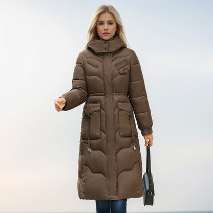 Chic Slim-fit Warm Winter Cotton-padded Jacket - Vogue Aura