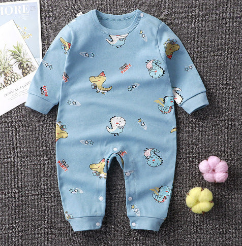 Adorable Long Sleeve Baby Romper in Fun Designs - Vogue Aura