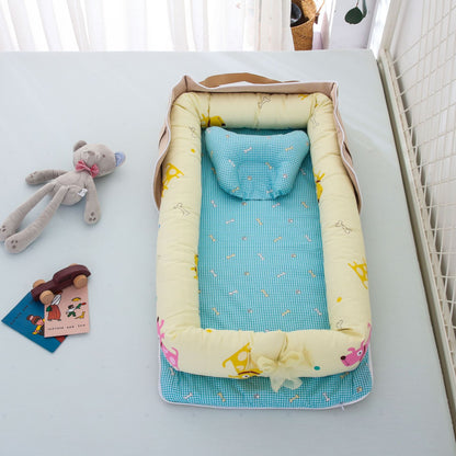 Cotton Portable Foldable Baby Bed - Vogue Aura