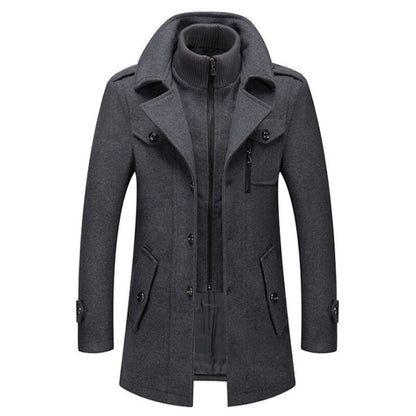 Cold-resistant Plus Cotton Woolen Men's Jacket - Vogue Aura