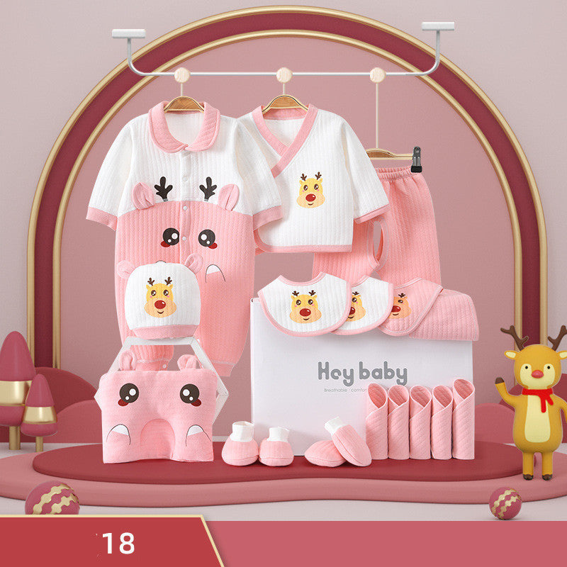 Elegant Pure Cotton Baby Clothes Gift Set - Vogue Aura