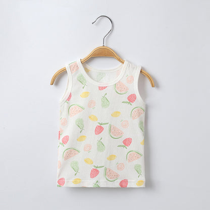 Children's Cartoon Knitted Tank Top for Summer - Vogue Aura