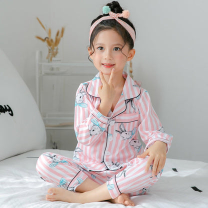 Cozy Cotton Striped Pajamas for Kids