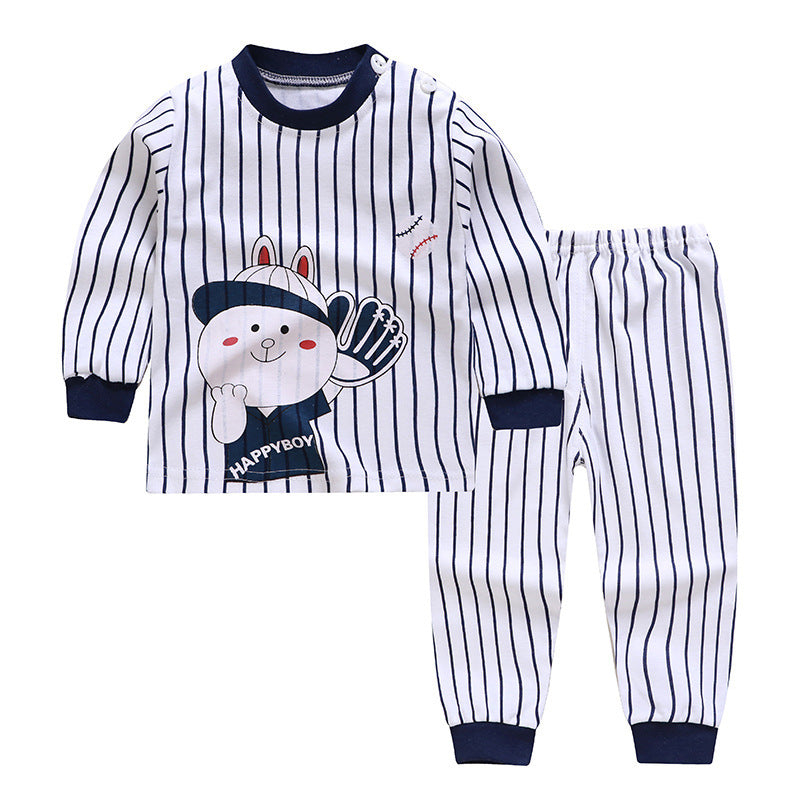 Autumn Adventures: Long Sleeve Outfit Set for Infants - Vogue Aura