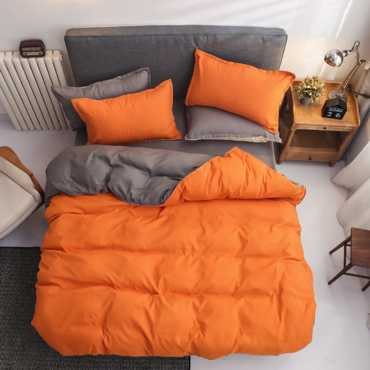 Modern Simple Three-Piece Bedding Set