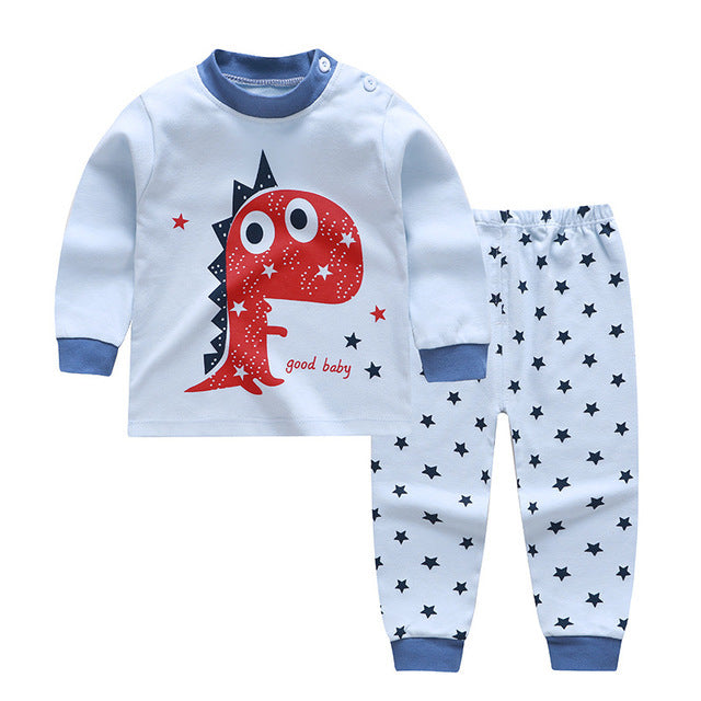 Cozy Cotton Long Sleeve Pajamas for Girls - Vogue Aura